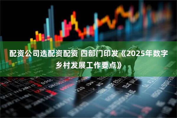 配资公司选配资配资 四部门印发《2025年数字乡村发展工作要点》